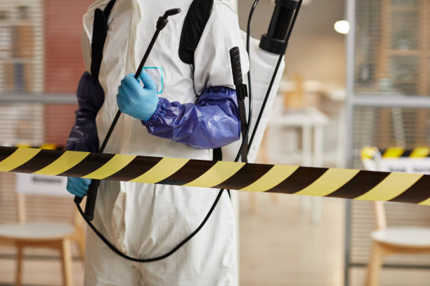 Professional Biohazard Cleanup technician working in Sobieski, WI